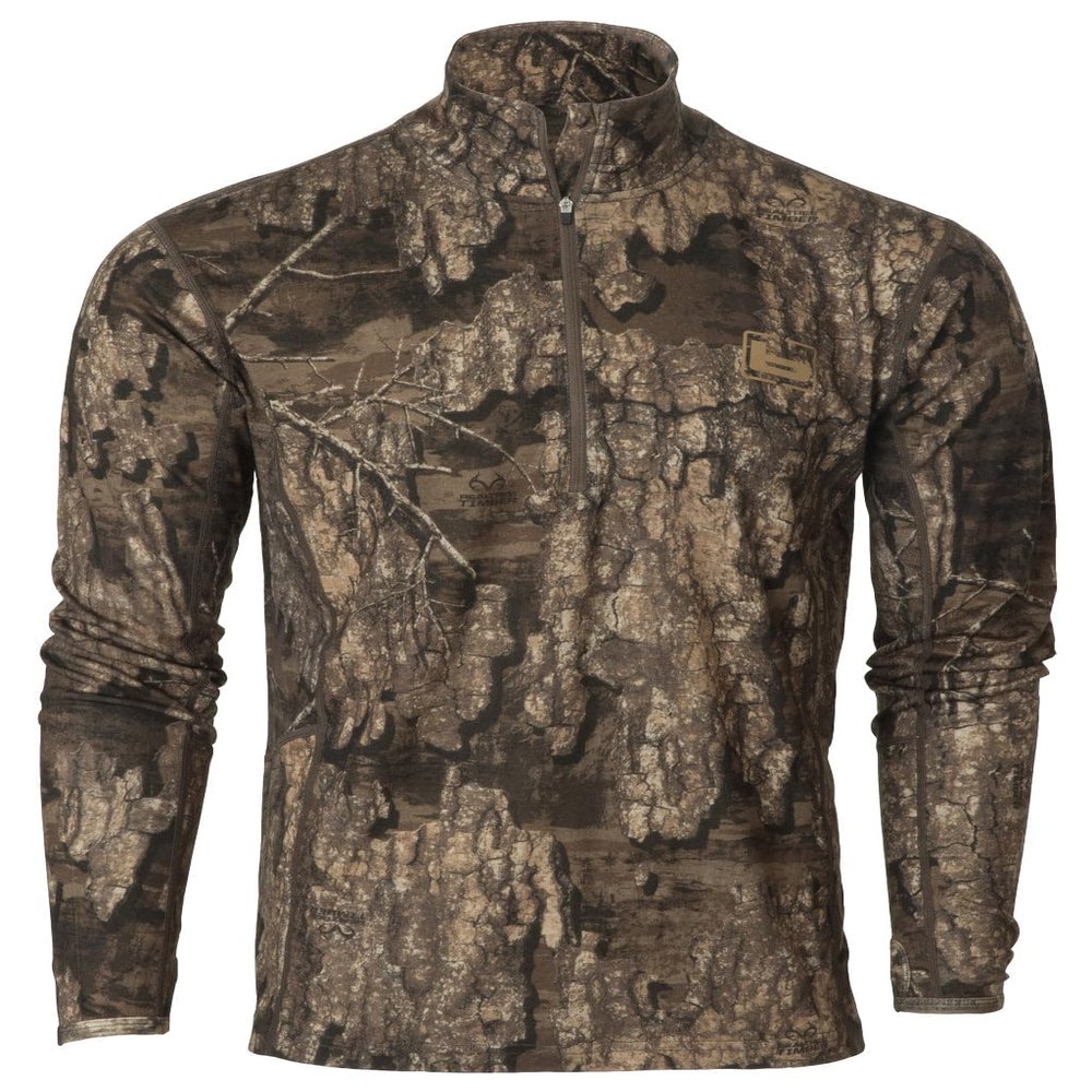 Base Wool 1/4 Zip Pullover-180 Gram-Timber-Medium