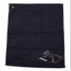 Custom Embroidered Football Towels, Wholesale Football Cooling Towels - Quaterback - 10PK Black CE6900Football S3 view 2