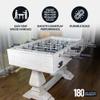 Hathaway Montecito 55 inch Foosball Table Adult Size for Family Game Rooms - With Smooth Playfield, Dual Abacus Scoring, ABS Weighted Players, Sturdy Leg Levelers & 2 Foosballs  Driftwood view 4