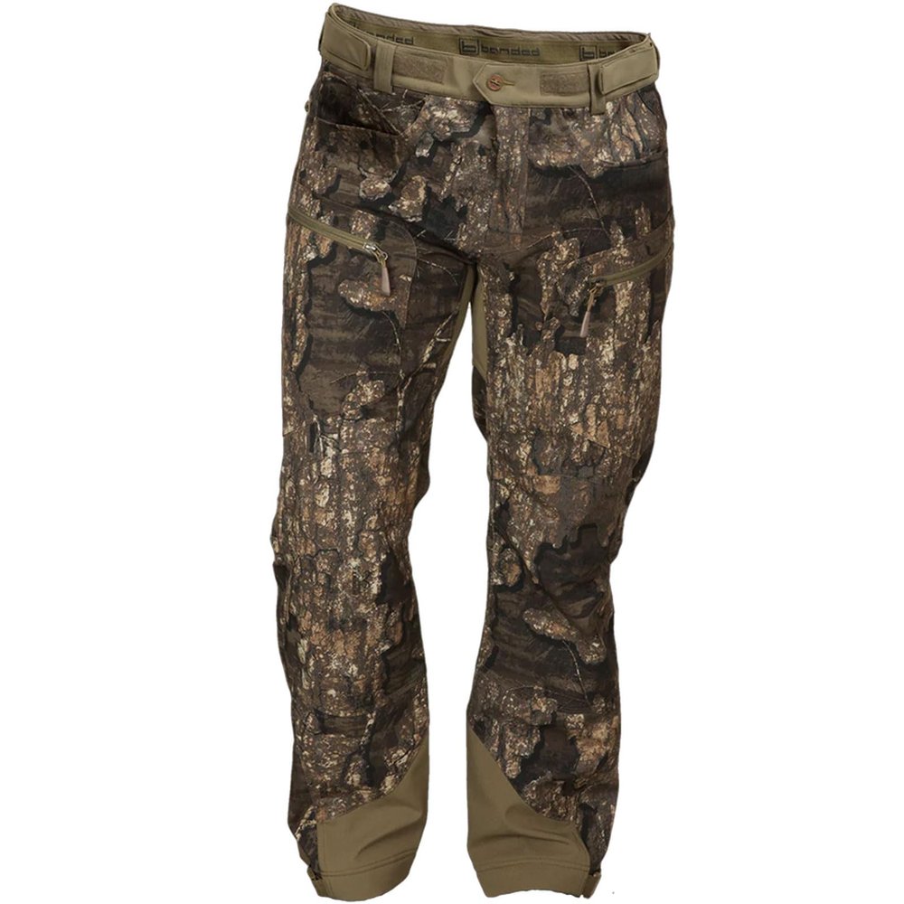 Banded Men's Utility 2.0 Softshell Hunting Pants | Windproof Water-Resistant Active Pants w/Fleece Lining & Zippered Pockets, Realtree Timber, 30W x 32L