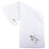 Mato & Hash Custom Embroidered Football Towels, Wholesale Football Cooling Towels - Kicker - 10PK White CE6900Football S6 view 1