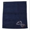 Mato & Hash Custom Embroidered Football Towels, Wholesale Football Cooling Towels - Trophy - 10PK Navy CE6900Football S4 view 2