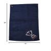 Mato & Hash Custom Embroidered Football Towels, Wholesale Football Cooling Towels - Trophy - 10PK Navy CE6900Football S4 view 3