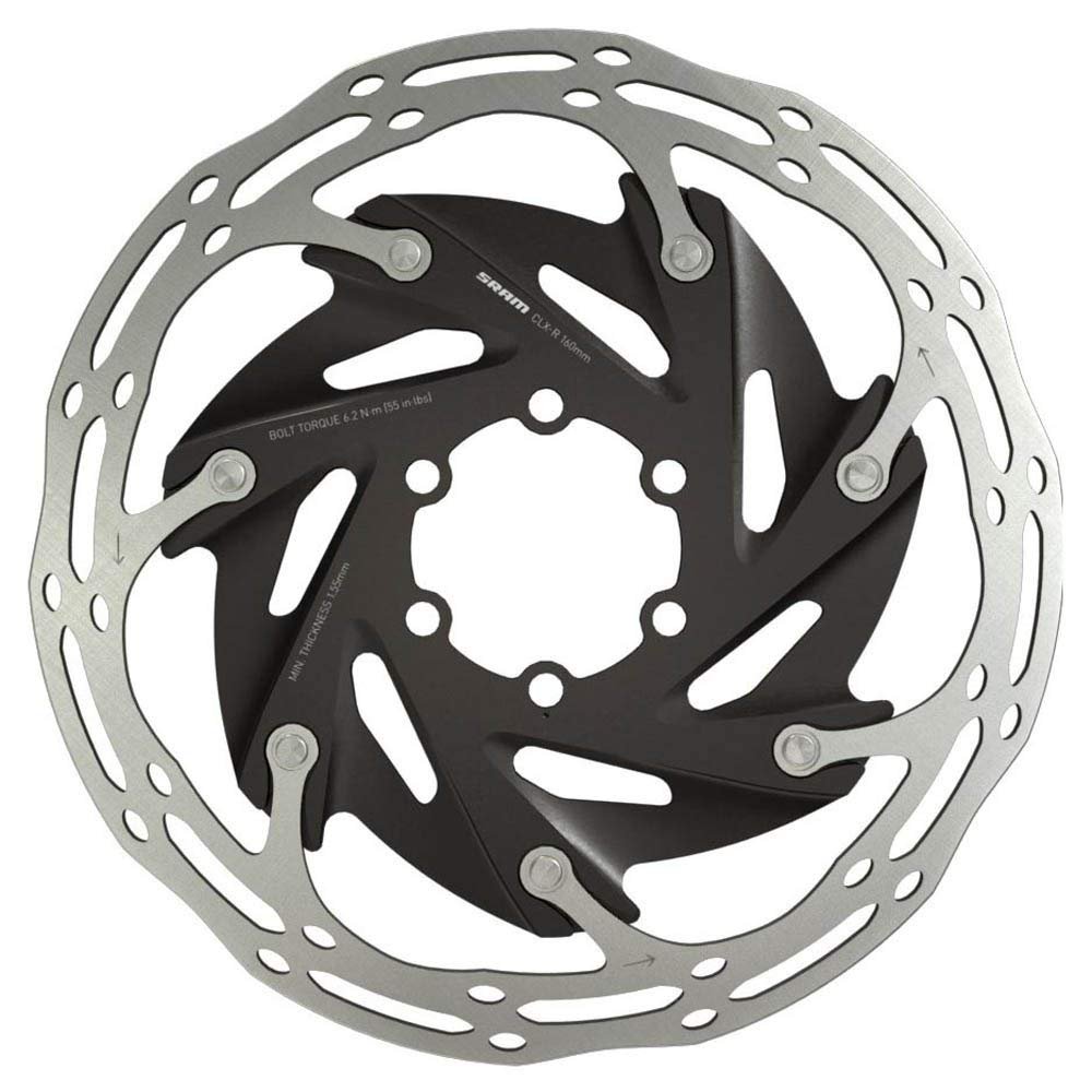 SRAM CenterLine XR Disc Brake Rotor - 140mm, 6-Bolt, Silver/Black