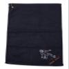 Mato & Hash Custom Embroidered Football Towels, Wholesale Football Cooling Towels - Kicker - 10PK Black CE6900Football S6 view 2