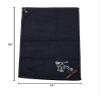 Mato & Hash Custom Embroidered Football Towels, Wholesale Football Cooling Towels - Kicker - 10PK Black CE6900Football S6 view 3