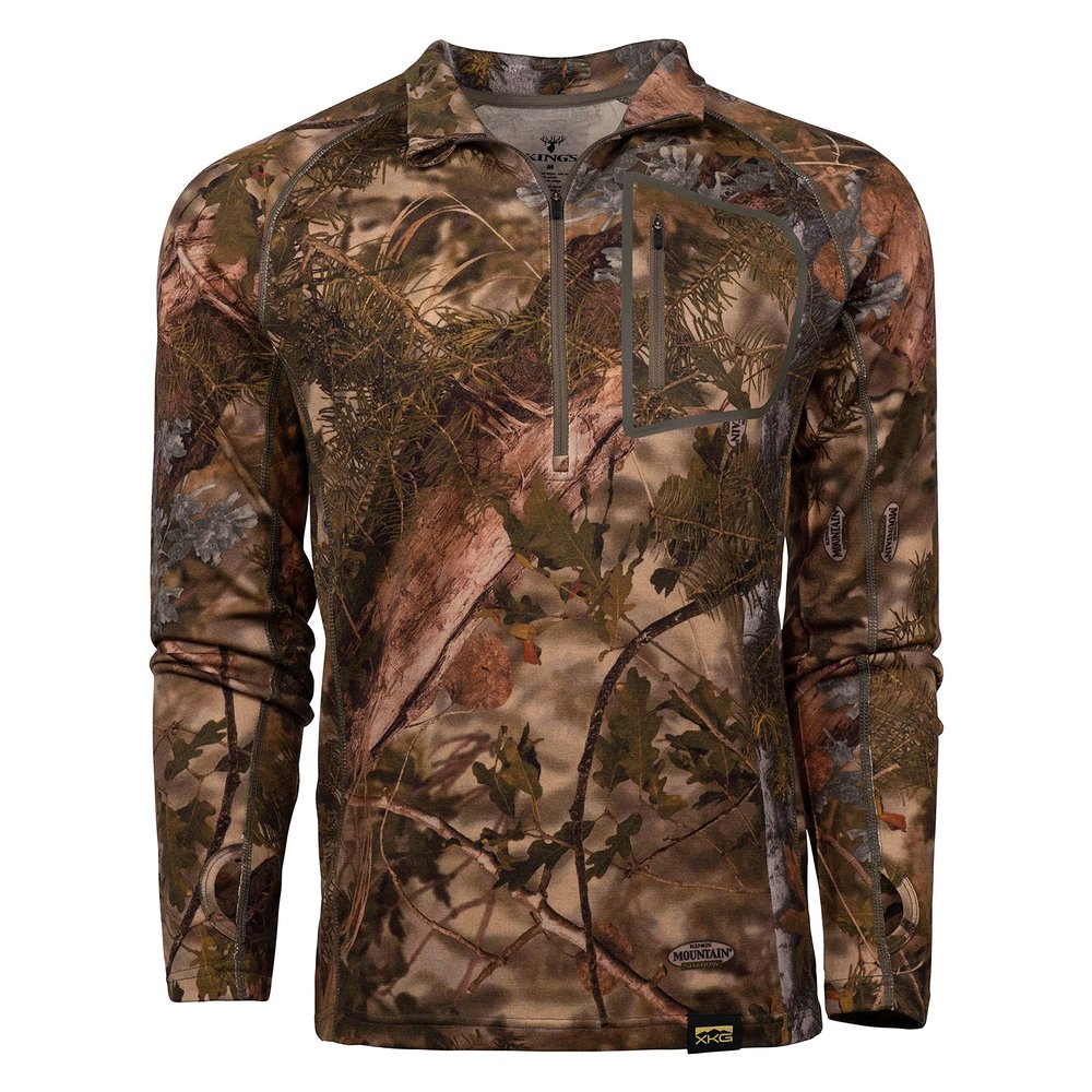 King's XKG Foundation 260 Merino 1/4 Zip, Mountain Shadow, Small