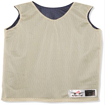 Alleson Athletic Unisex Child Reversible Tank Shirt, Vegas Gold/Navy, X-Small US