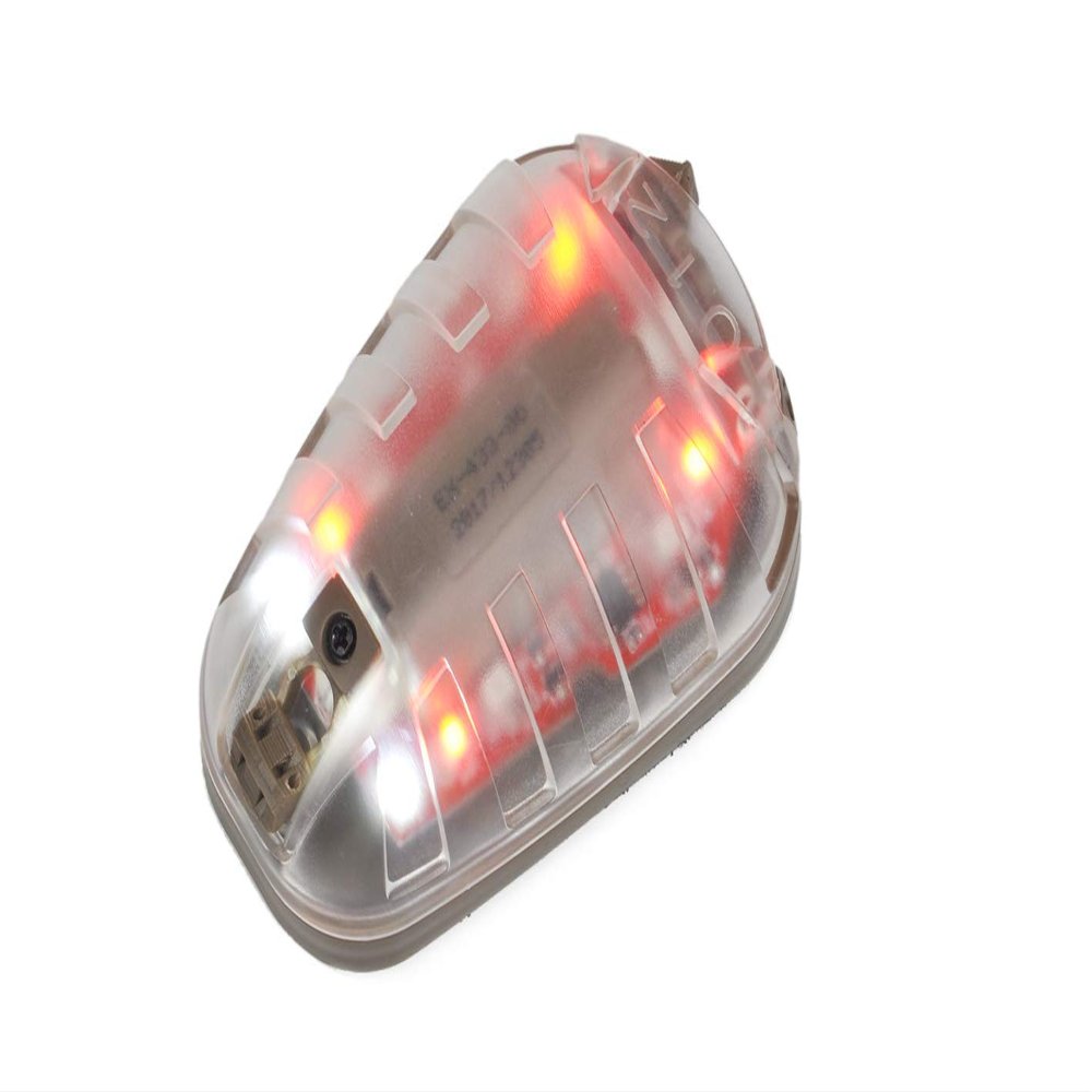 LEJUNJIE Tactical Element Helmet Light Infrared Military Airborne Survival Light Outdoor Camping Flash and Magic Tape Support Fast Helmet Rescue Light