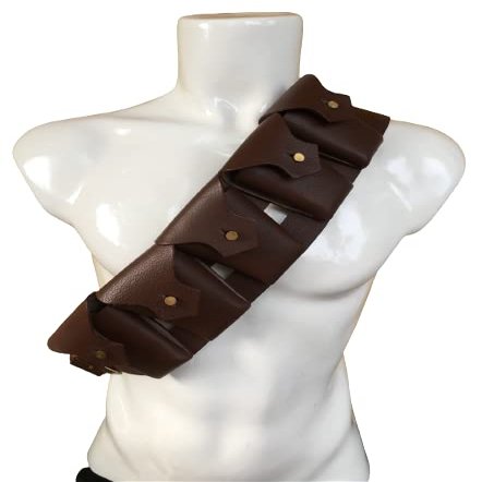 British P-1903 Leather Five Pocket Bandolier (Pebble Leather)