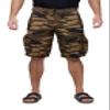 X RAY RAW X Mens Belted Cargo Shorts, Relaxed Fit Casual Knee Length Cargo Shorts for Men, Brown Camo, 30 view 1