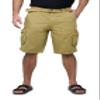 X RAY RAW X Mens Belted Cargo Short, 12.5" Inseam Cargo Shorts for Men, Hidden Snap Pocket - Khaki, Size 30 view 1