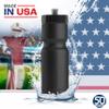 50 Strong Bulk Water Bottles 24-Pack  22 oz BPA-Free Sports Bottles with Easy-Open Pull Top Cap  Made in USA  Reusable & Top Rack Dishwasher Safe Brand view 2