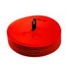 Soccer Flat Dot Markers (Red) view 2
