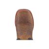 Smoky Mens 8D Navy Blue Distress Brown Leather Western Square Toe Cowboy Boots view 2
