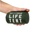 Go Time Gear Emergency Tent - Reflective Heat Shield for Survival Gear & Supplies - Waterproof & Windproof Shelter for Emergency Supplies - Ultralight Design for Go Bag - Pack of 1, Green view 1