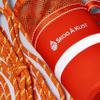 Skog  Kust Rescue Throw Bag w/ 50-Feet of Floating Reflective Rope (Orange Reflective, 50' x 8mm) view 3