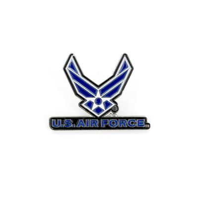 Aminco United States Air Force Logo Pin, Blue, 2