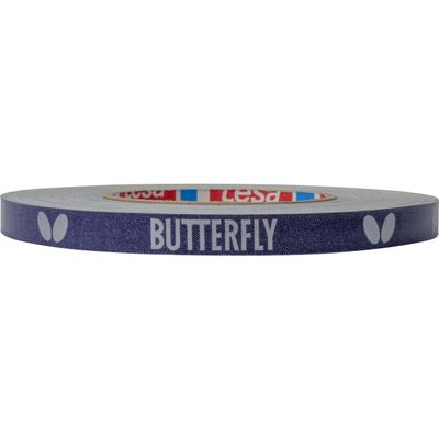 Butterfly Side Tape to Protect The Edges of Your Rubber and Blade for Table Tennis Paddles - Color Blue/Silver - Width 12mm - Rolls Come in 10m (20 Rackets) and 50m (100 Rackets), 3503M50