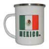Rogue River Tactical Mexico Camp Mug Enamel Camping Coffee Cup Gift Mexican Flag MX Camping Gear view 1