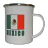Rogue River Tactical Mexico Camp Mug Enamel Camping Coffee Cup Gift Mexican Flag MX Camping Gear view 2