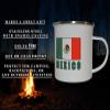 Rogue River Tactical Mexico Camp Mug Enamel Camping Coffee Cup Gift Mexican Flag MX Camping Gear view 3