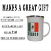 Rogue River Tactical Mexico Camp Mug Enamel Camping Coffee Cup Gift Mexican Flag MX Camping Gear view 4