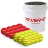 PowerNet Crusher Training Balls & Practice Balls, Softball Hitting Trainer for Improved Speed, Power & Coordination, Batting Practice Softballs 24PK view 1