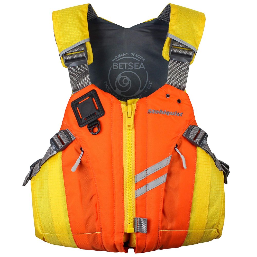 Stohlquist Women's Betsea Lifejacket (PFD)-Flame-XS/S