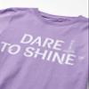 FIFA Fifth Sun WWC France 2019 Dare to Shine Youth Girl's Tee Shirt, Purple Berry, x-Small view 2
