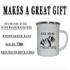 Rogue River Tactical Funny Camp Mug Enamel Camping Coffee Cup Gift Hike More Stress Less Camping Gear view 4