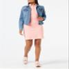 Nautica womens Easy Classic Short Sleeve Stretch Cotton Polo Casual Dress, Aloha Pink, X-Small US view 3