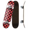 Yocaher Professional Complete 7.75" Skateboard w/7Ply Maple Deck, BlackWidow Premium Grip Tape, Aluminum Alloy Truck, ABEC-9 Bearing (Complete - 7.75 - Checker Orange) view 1