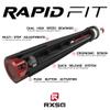RX Smart Gear RapidFit Jump Rope | Adjustable Jumping Rope w/Ergonomic Dual Bearing Handles, Fitness Skipping Rope for Exercise, Workout, Sports Training, White view 2