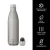 S'well Stainless Steel Water Bottle, 25oz, Silver Lining, Triple Layered Vacuum Insulated Containers Keeps Drinks Cold for 48 Hours and Hot for 24, BPA Free, Perfect for On the Go view 4
