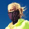 EXIO Winter Neck Warmer Gaiter/Balaclava - Windproof Face Mask for Ski, Snowboard (Nw03 Black/Pink) view 4