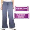 M&M SCRUBS Women's Soft Modern Fit 2 Pocket Drawstring Scrub Pant (Charcoal, X-Small) view 3