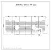 2000 Four Winns 298 Vista Swim Platform Pad 1/4" 6mm Boat EVA Teak Decking (Light Grey with Black Lines) view 1