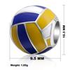 Sports Ball Charms 925 Sterling Silver Volleyball Baseball Beads Fits Pandora European Bracelet (Volleyball) view 2