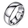 TRUMIUM 8mm Tungsten Carbide Ring for Men Women High Polish Plain Dome Tarnish Resistant Comfort Fit Wedding Band Size 12 view 1