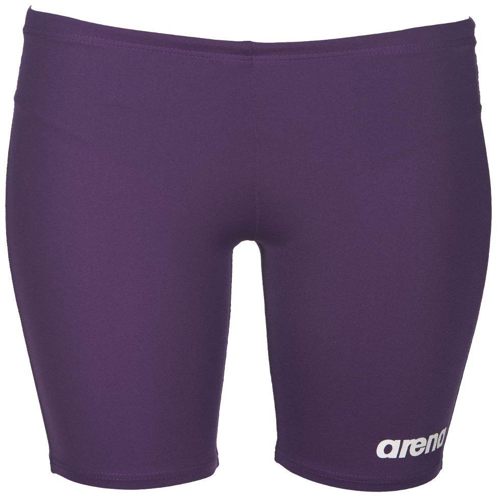 ARENA Boy's Board Swim Jammer MaxLife Knee-Length Swimsuit Pool Training Competing Youth Swim Team Suit, Plum/White, US Size 22