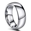 TRUMIUM 8mm Tungsten Carbide Ring for Men Women High Polish Plain Dome Tarnish Resistant Comfort Fit Wedding Band Size 8.5 view 3