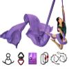 Deluxe Aerial Silks Set for Yoga, Acrobatics, Dance & Circus Arts (10m x 2.8m) - Light Purple view 1