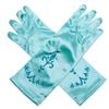 Joy Join Little Girls Princess Gloves(Solid Color Long Elbow Length) For Birthday,Wedding,Holiday,Costume Party(Blue) view 2