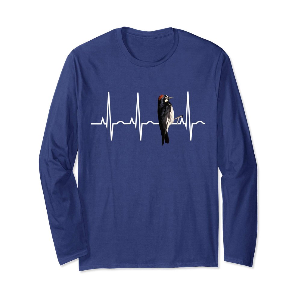 Acorn Woodpecker Long Sleeve Shirt - Birder Gift Tee