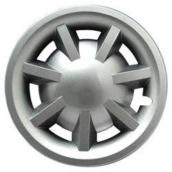 Technical Precision Replacement for EZGO/Cushman/TEXTRON 8 in Metallic Silver HUBCAP for Gas TXT 2+2 2014 Golf CART