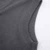 PJ PAUL JONES Slim Fit V-Neck Pullover Sweater Vest for Men Basic Solid XL Grey view 2