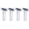Amarine Made 4 Pack of Stainless Steel Rod Holders Rubber with Cap, Liner, Gasket (15 Degree Rod Holders) view 1