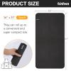 KinHwa Gym Towels for Sweat Absorbent Wicking Workout Towels Quick Dry and Compact Sweat Towels Microfiber Sports Towel for Yoga, Fitness, Treadmill or Indoor Bike 16"x30" 3 Pack Dark-Brown view 2