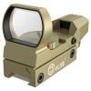 CVLIFE 1X22X33 Red Green Dot Sight, Reflex Sight for 20mm Picatinny Rail, Sand view 1